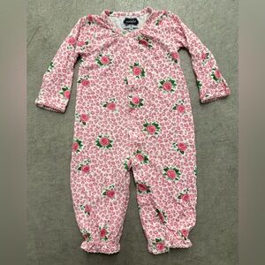 Mudpie Cotton Floral Print One Piece 3-6M
